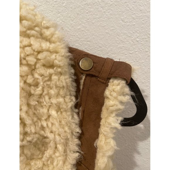 STEVE MADDEN Brown Ivory Vest - Picture 7 of 8